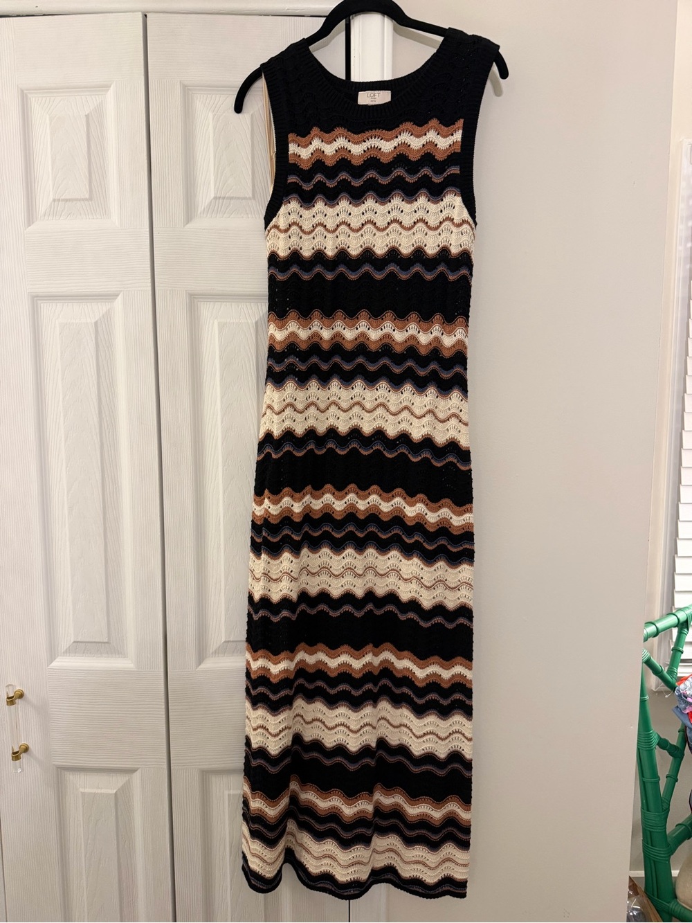 Loft Sweater Striped Tank Dress petite